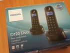 Телефон стационарный philips D120 Duo новый
