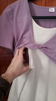 Футболка для кормления / Возможен обмен